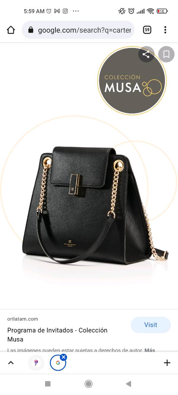 Cartera elegante Oriflame en Zumpango del Rio