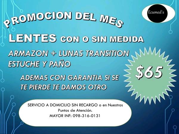 Lunas transition precio sales