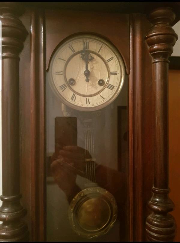 Reloj de clearance pared junghans antiguo