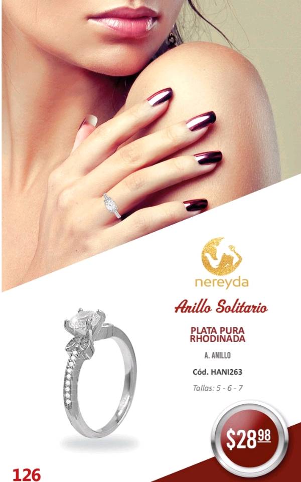 Anillo de plata pura deals