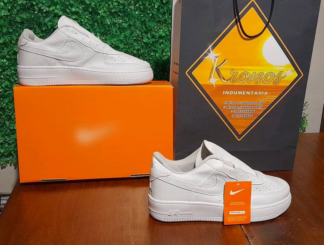 Air force best sale blancas y naranjas