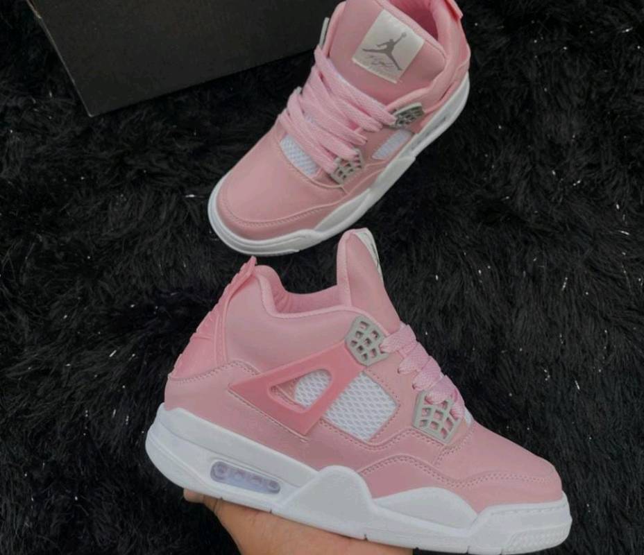 Jordan blancas con rosado best sale