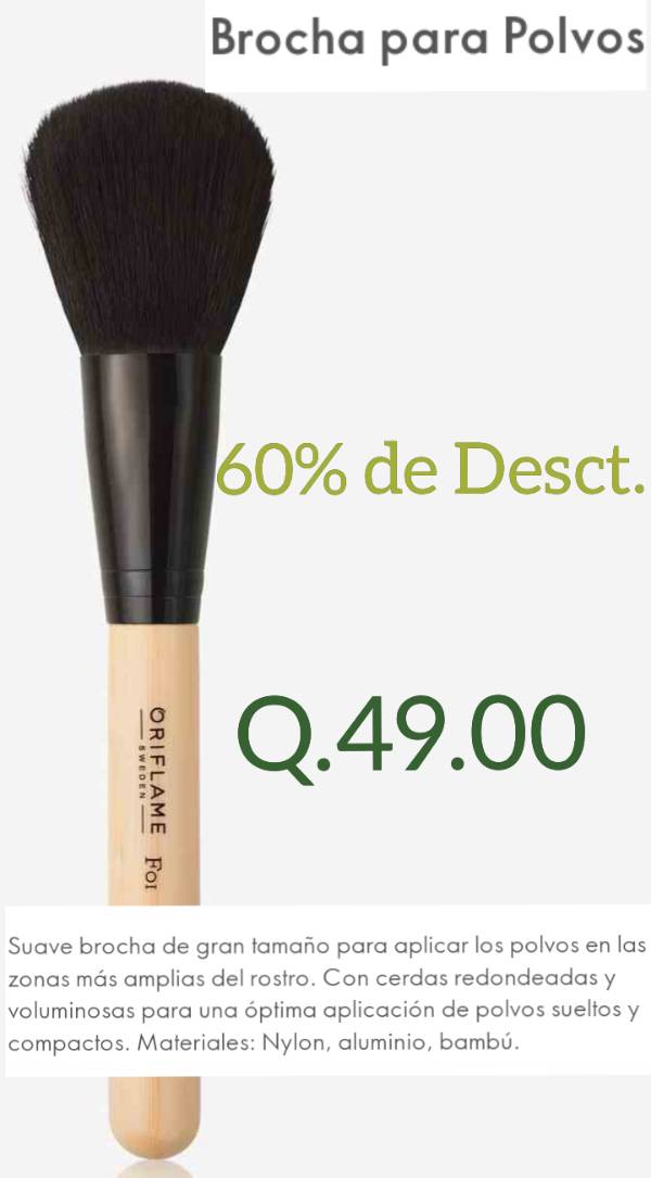 Brochas oriflame shop