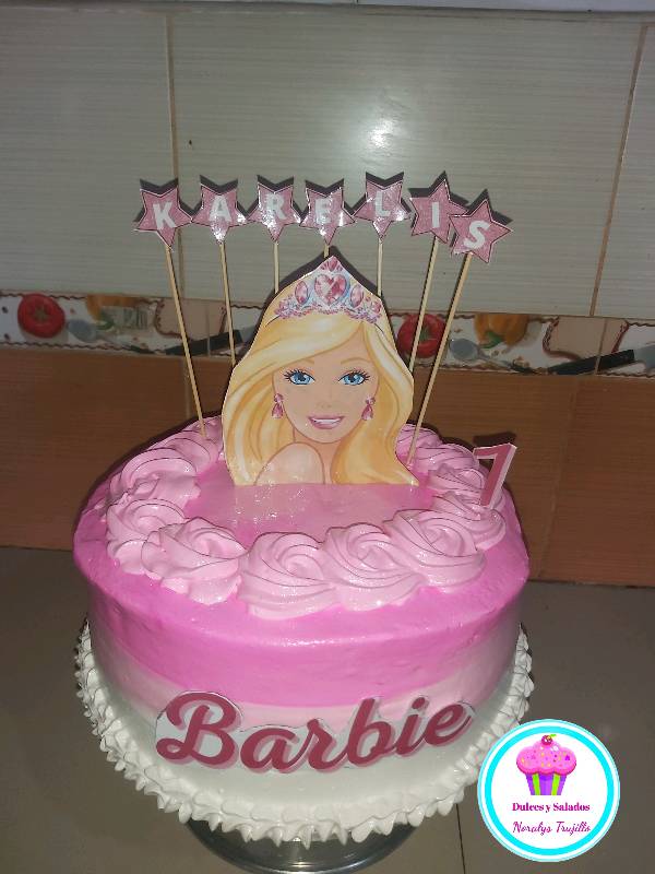 Torta de sales barbie