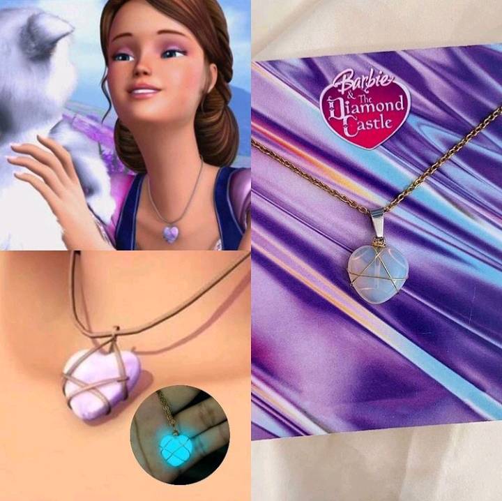 Collar de barbie y top el castillo de diamantes