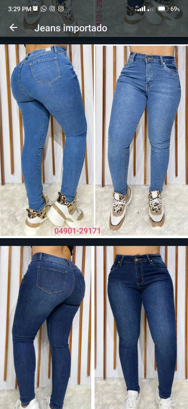 Pantalones importados de dama store