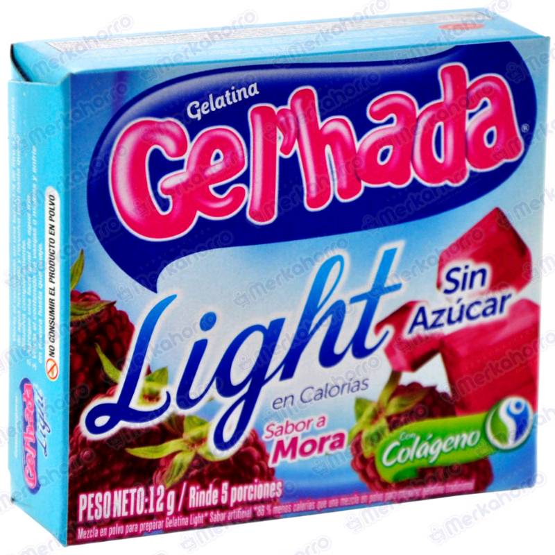 Gelatina gelhada light x12 gramos x6 unidades en Bogota