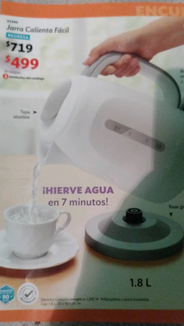 Jarra electrica shop betterware precio