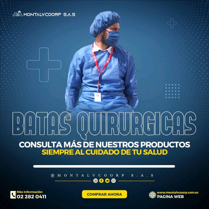Batas quirurgicas desechables quito store