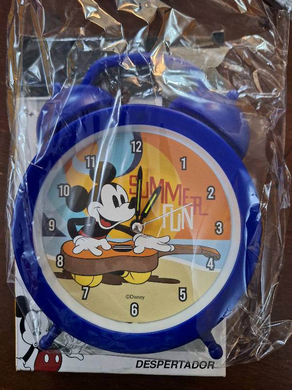 Reloj despertador hotsell de mickey mouse