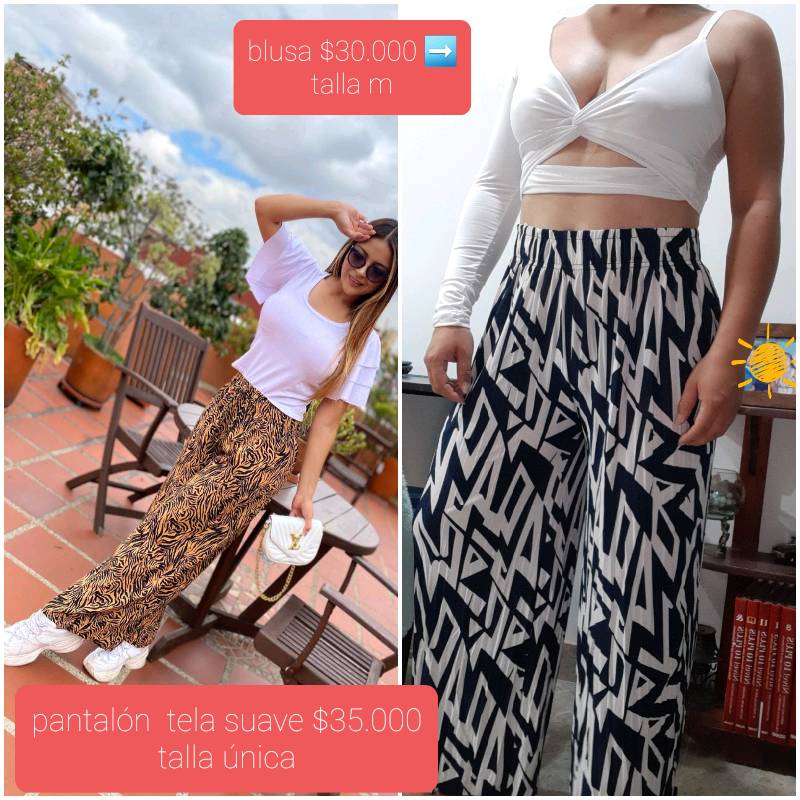 Pantalones de tela suave cheap