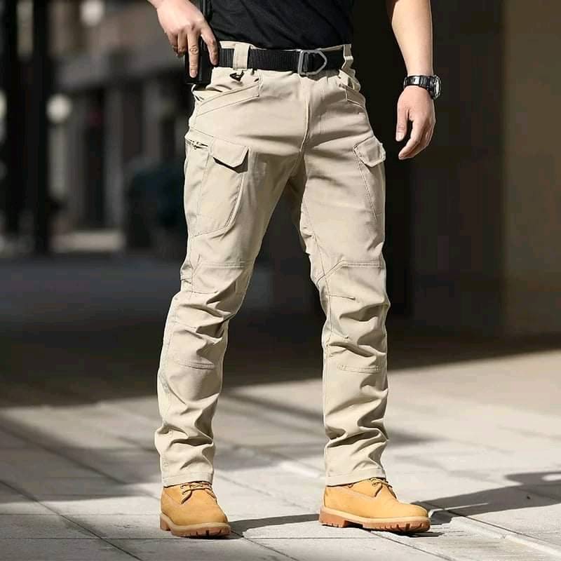 Pantalon tactico beige store