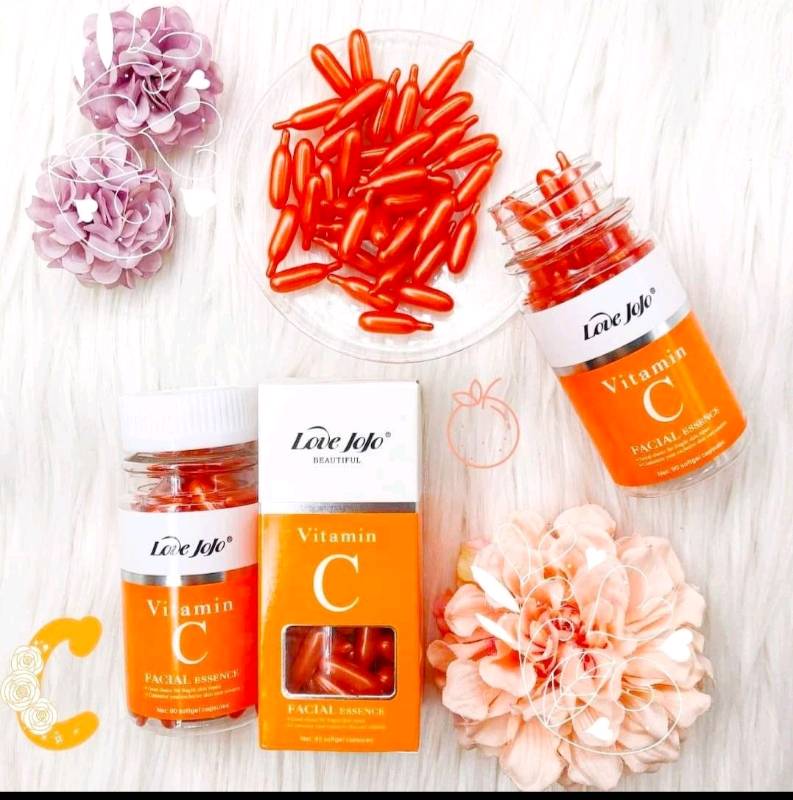 CAPSULAS PARA EL ROSTRO DE VITAMINA C LOVE JOJO en Quito