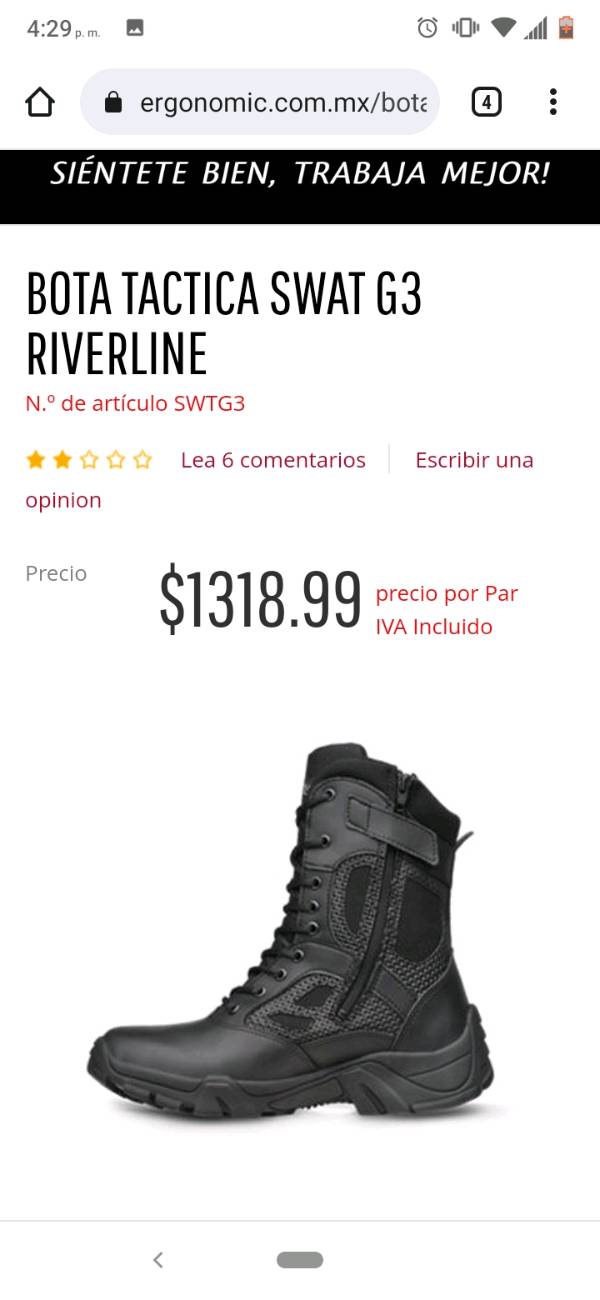 Botas riverline tactical 2025