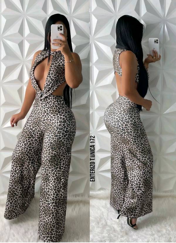 Enterizo animal print outlet