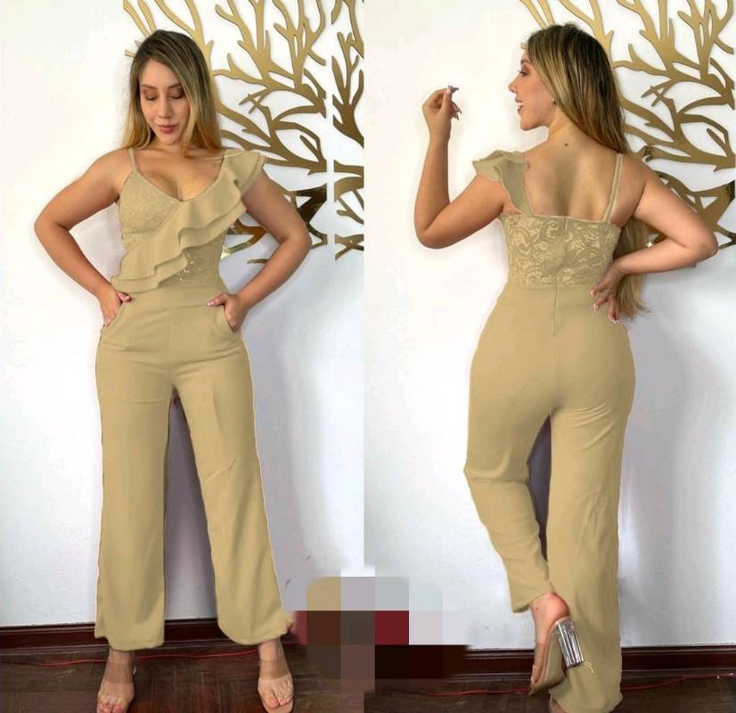 Enterizos de tela para mujer sales