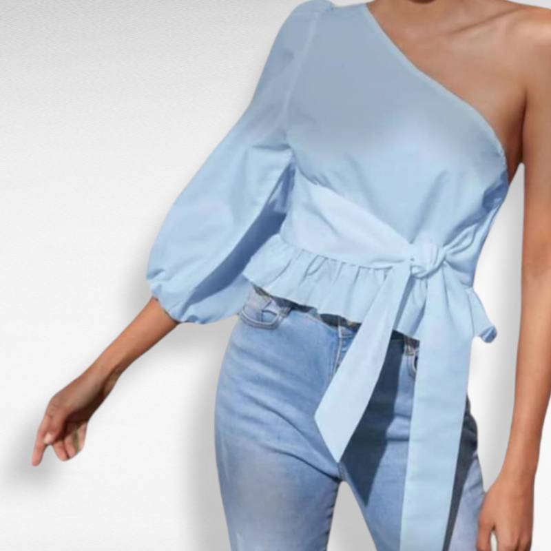 Blusas con best sale solo una manga