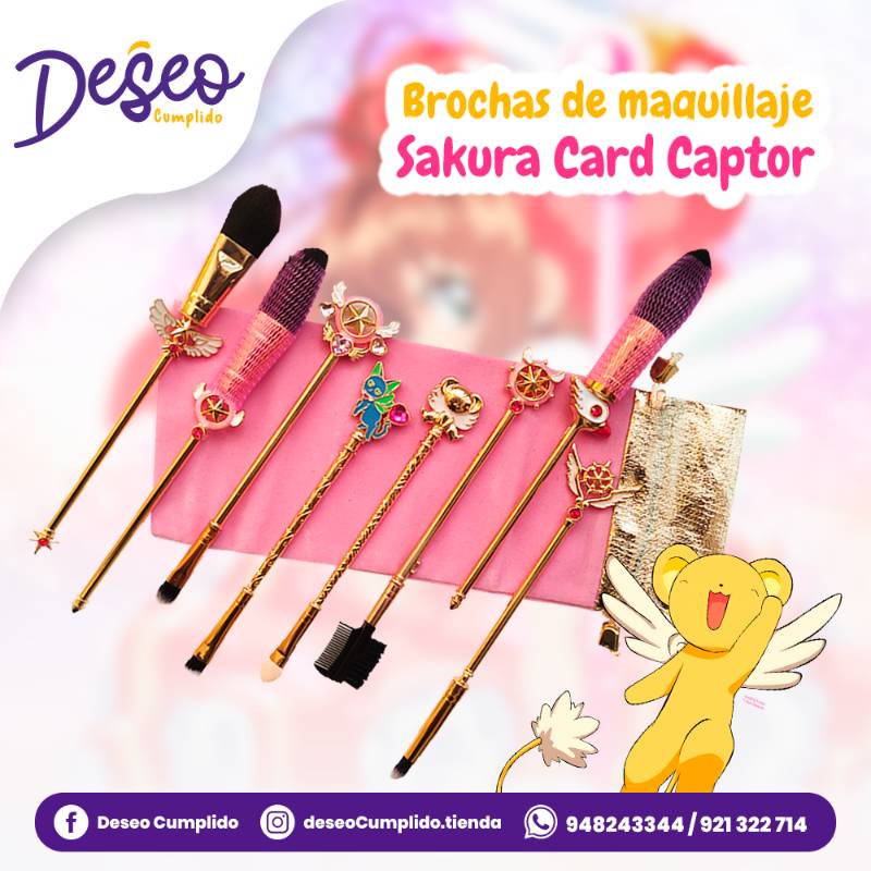 Brochas de maquillaje Sacuraa Card Captor