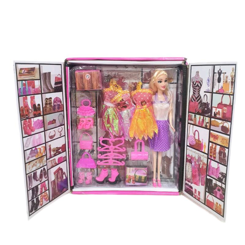 Barbie con 2025 vestidos y accesorios