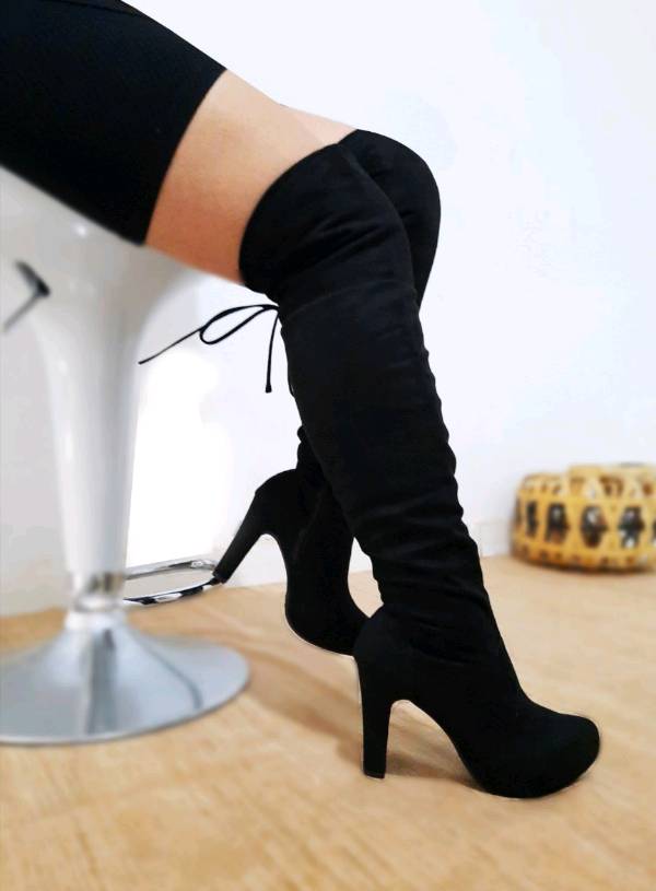 Botas largas deals stretch