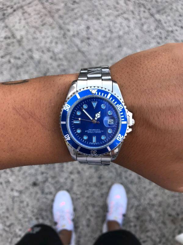 Rolex azul precio cheap