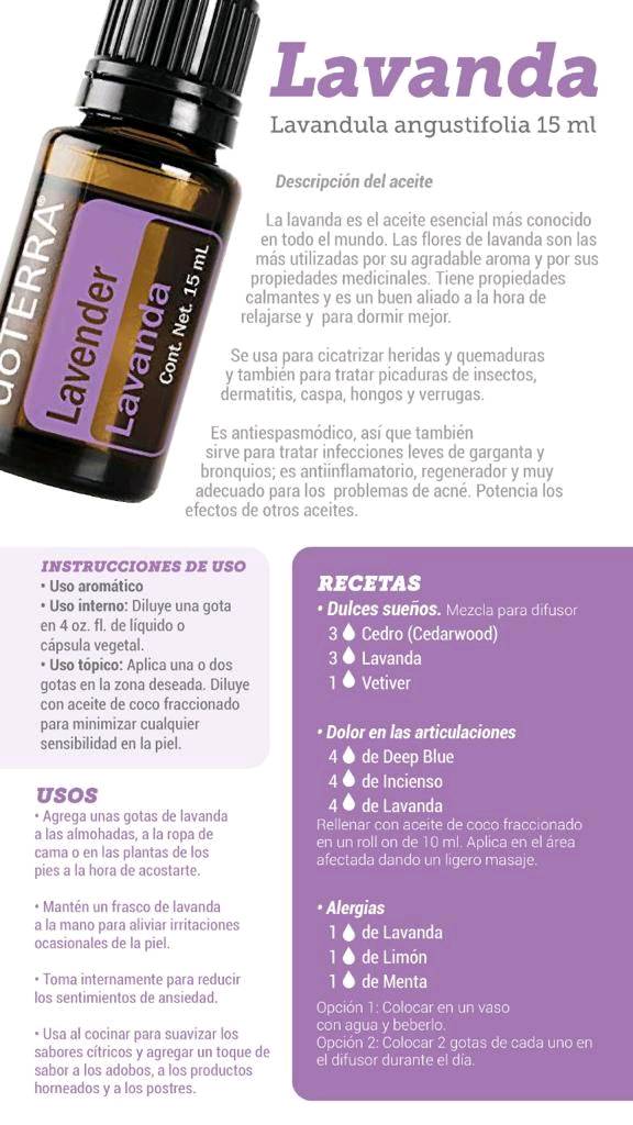 Aceite Esencial Dōterra Lavanderlavanda 15ml En Merida 2720