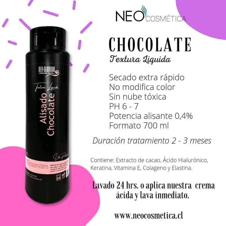 Alisado chocolate hotsell