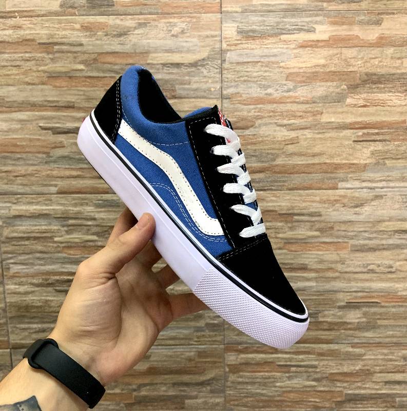Vans azul negro