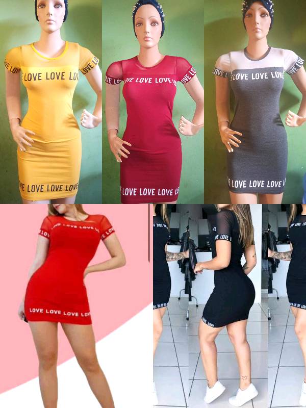 Vestidos en algodon 2025 licrado