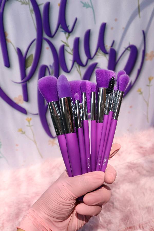 Brochas beauty online creations moradas