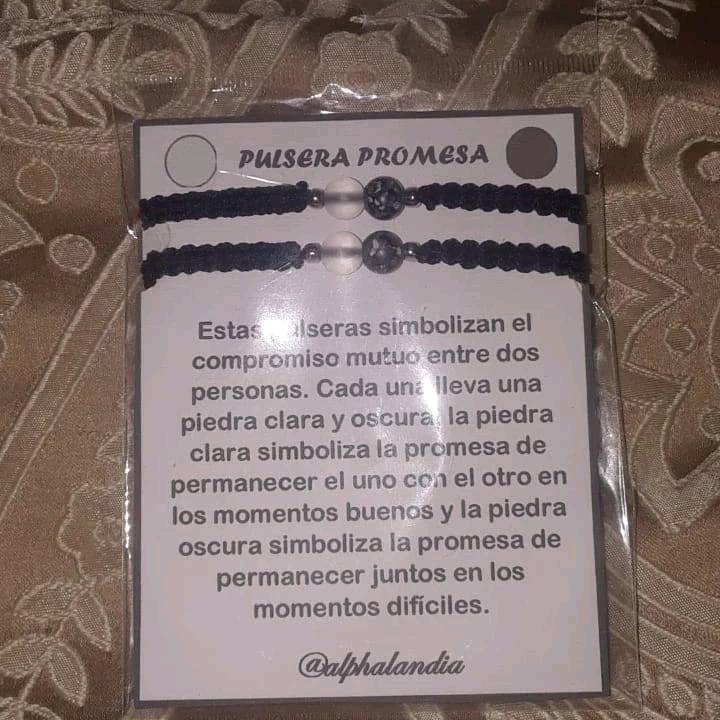 Manillas de compromiso outlet