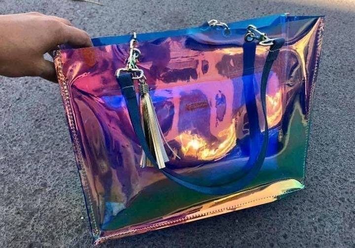 Bolsas de sales mano tornasol