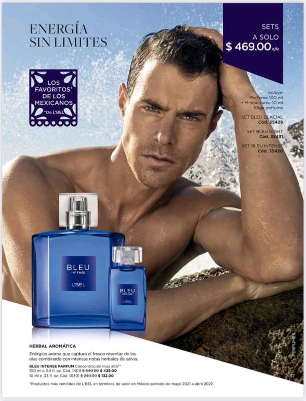 Perfume bleu lbel precio sales