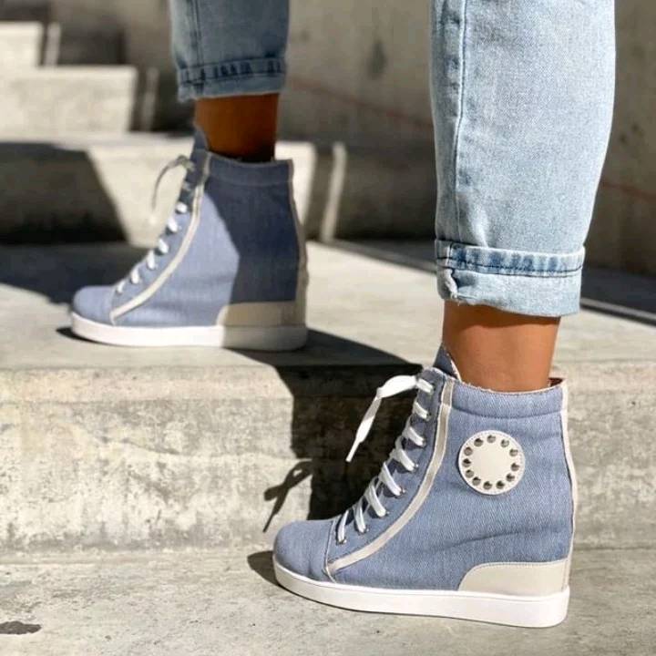Zapatillas con taco escondido converse sales