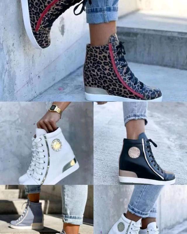 Zapatillas con taco escondido shop