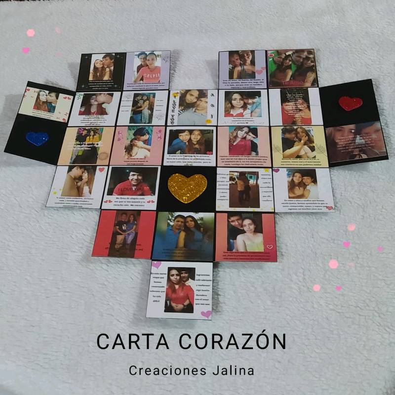 Carta o Tarjeta corazón en Diriomo