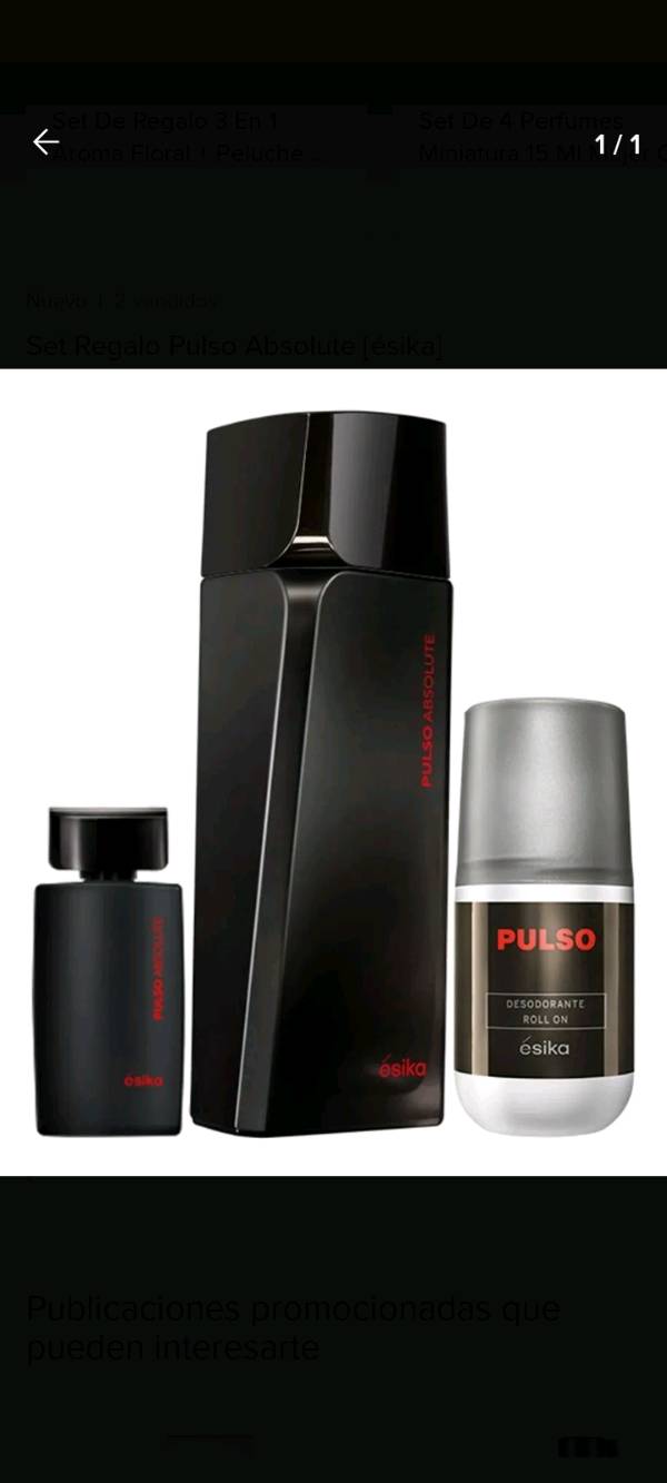 Perfume pulso top esika precio