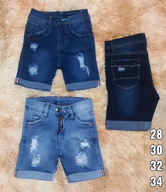 Bermudas jeans para new arrivals niños