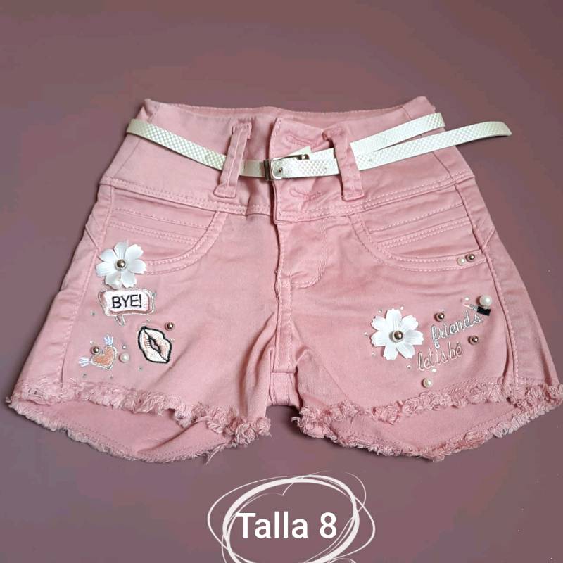 Short niña talla 8 outlet