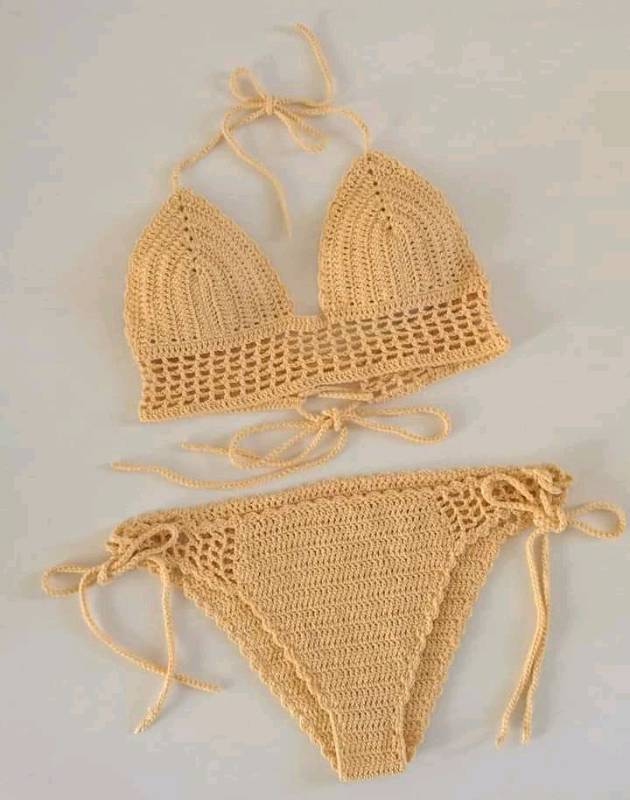 Ropa de hot sale baño tejida