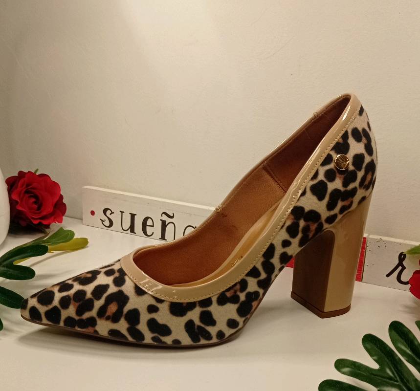 Stilettos Vizzano Animal Print n mero 38 ltimo