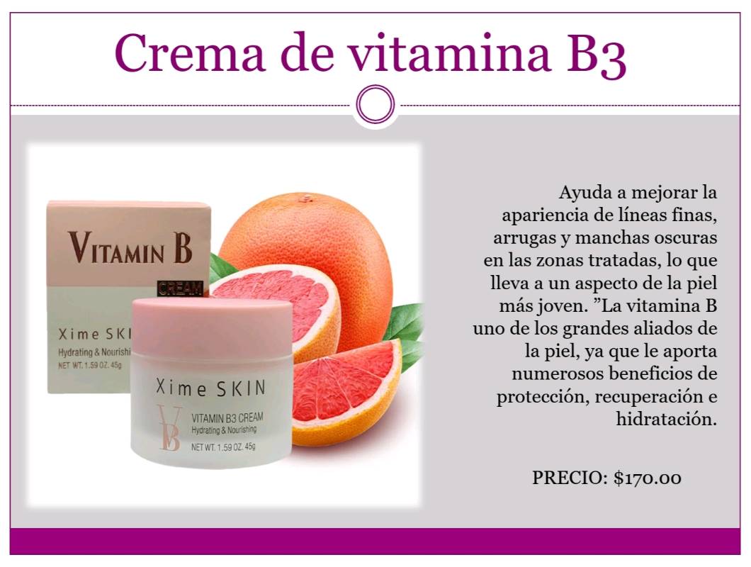 🧡Crema De Vitamina B3🧡 En Culiacán Rosales