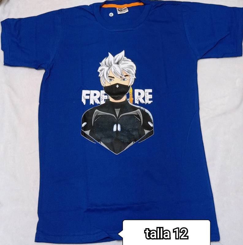 Polos de free fire para niños shop