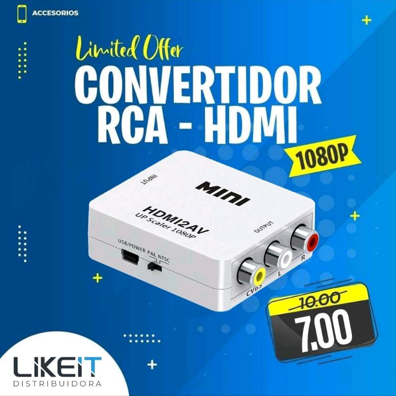 Rca a hdmi convertidor cheap