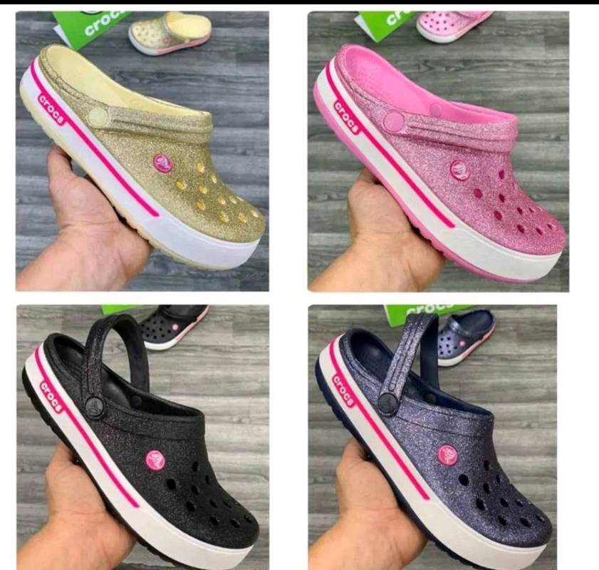 Crocs Escarchadas