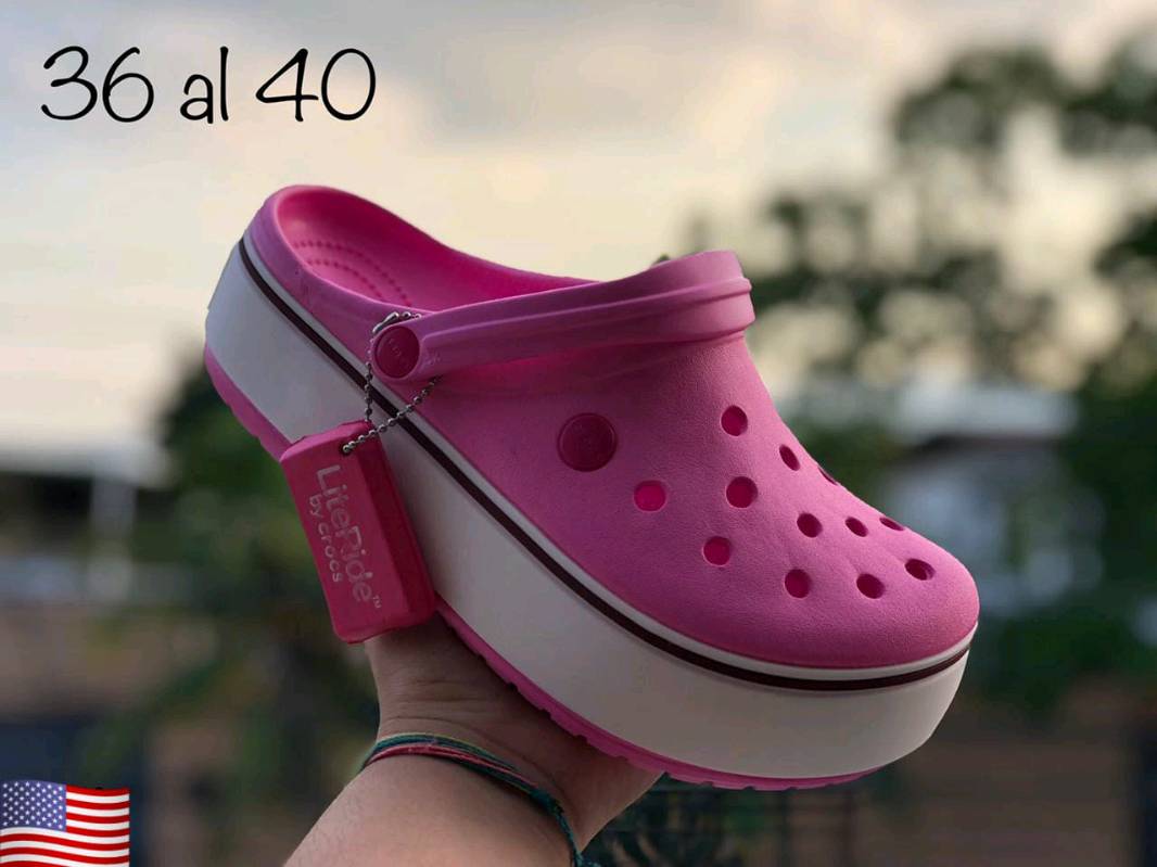 CROCS DE PLATAFORMA ALTA en San Jose del Boqueron
