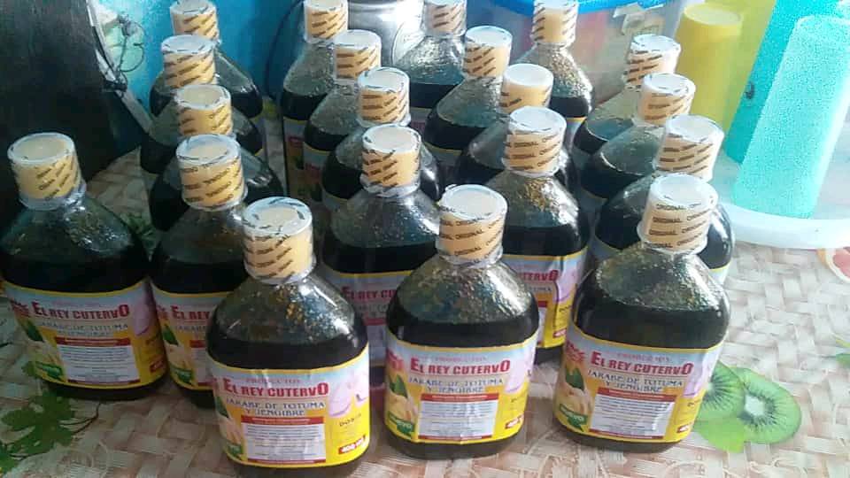 Jarabe de totuma y jengibre en Guayaquil