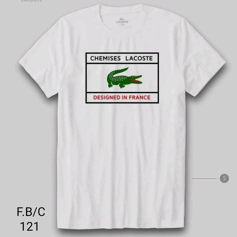 F.B C 121 Franela color Blanco marca Lacoste en Valencia