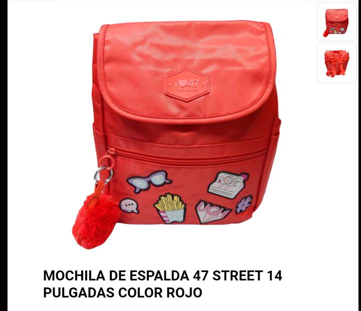 Mochila 47 online street roja