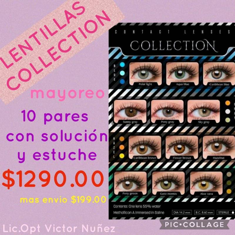 Pupilentes shop por mayoreo